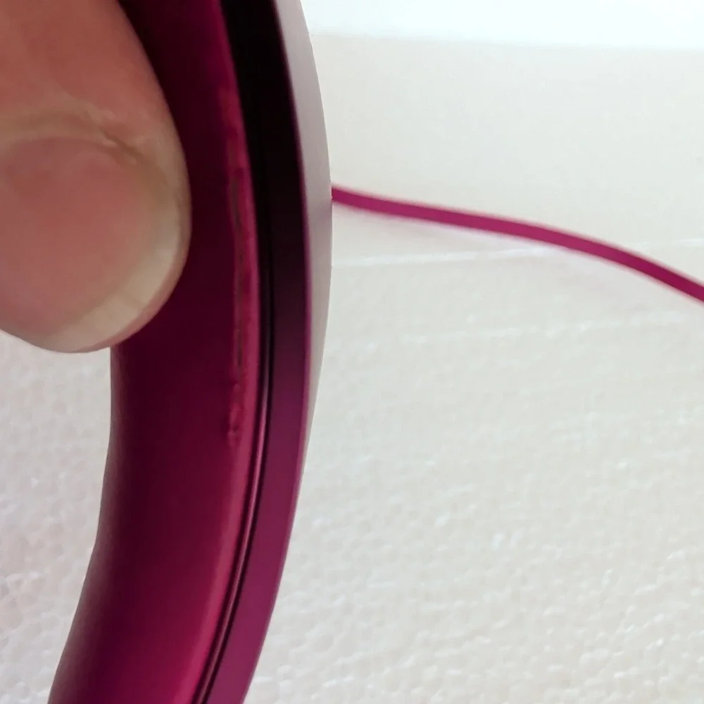 Rare Sony MDR-100A Bordeaux Pink Wired Headphones Tested Working **Read**